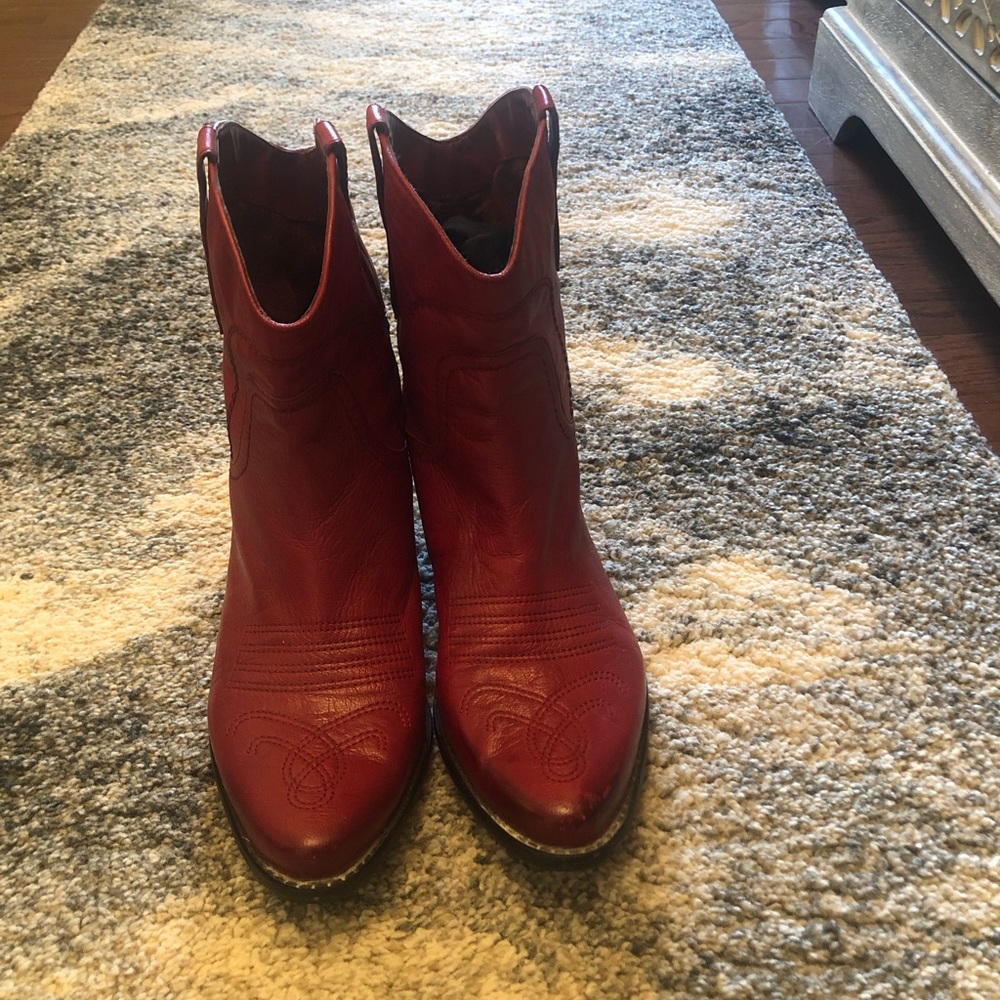 Franco Sarto short boots, size 10